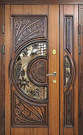 Входная дверь Massive-64 (Массив дерева) - внешняя сторона